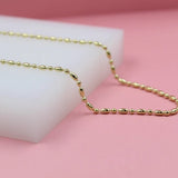 Gold Filled 2mm Ball And Bar Chain (I443)