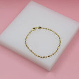 Gold Filled 2mm Ball And Bar Chain (I443)