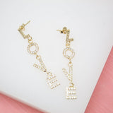 Love Dangle Earrings (L93)