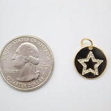 18K Gold Filled Micro Tiny Dainty Gold Star