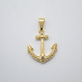 18K Rose Gold Dainty Anchor