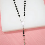 Catholic Bead Rosary With Crucifix And Virgin Mary Charm (F32B)
