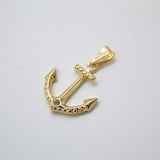 18K Rose Gold Dainty Anchor
