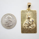 Saint Virgin Mary Plate Pendant