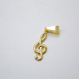 18K Gold Filled Musical Note