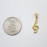 18K Gold Filled Musical Note
