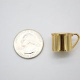 18K Gold Filled Coffee Mug Cup (A12)