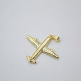 Gold Filled Airplane Pendant