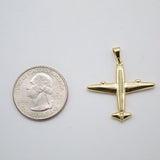 Gold Filled Airplane Pendant