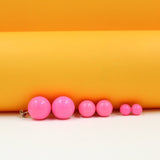 Enamel Color Pearl Stud Earrings | Bright Colored Pearl Earrings