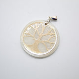 18K Gold Filled Tree Of Life Madre Enamel