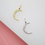 Small Moon Pendant 18K Gold Filled (A83)