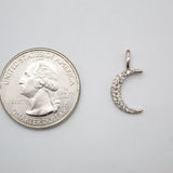 Small Moon Pendant 18K Gold Filled (A83)