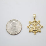 18K Gold Filled Anchor Steering Wheel