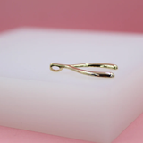 18K Gold Filled Wish Bone Pendant Charm (A258)