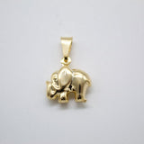 Small 18K Gold Filled Tiny Elephant Pendant