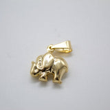 Small 18K Gold Filled Tiny Elephant Pendant