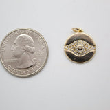 18K Gold Filled CZ Stone Evil Eye