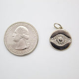 18K Gold Filled CZ Stone Evil Eye