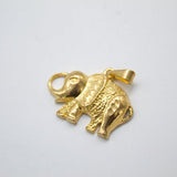 Small 18K Gold Filled Elephant Pendant