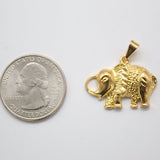 Small 18K Gold Filled Elephant Pendant