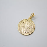 18K Gold Filled Coin Religious Wholesale Diy Jewelry Pendant (A18)(A206)