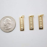 18K Gold Filled Xoxo, Breath, Dream