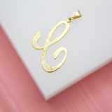 18K Gold Filled Cursive Letter L