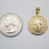 18K Gold Filled Coin Religious Wholesale Diy Jewelry Pendant (A18)(A206)