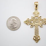 Large Cross Crucifix Catholic Pendant (A271)