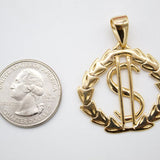 18k Gold Filled Unique Money Dollar