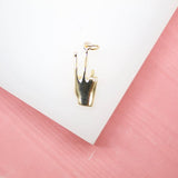 18k Gold Filled Peace Hand Sign