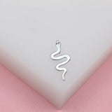 18K Gold Filled Snake Serpent Charm Pendant