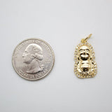 18K Golf Filled Buddha Charm