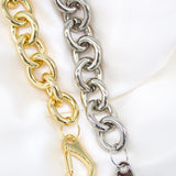22mm Thick Chunky Rolo Round Link Bracelet With Large Clasp (I295)