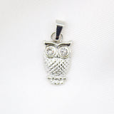 18K Gold Filled Owl Pendant With CZ Stones Eyes