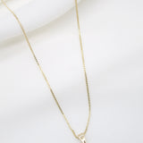 Gold Filled Apple CZ Pendant Necklace & Earrings Set (XX15)