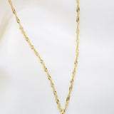 Gold Filled Enamel Clover Pendant Necklace Set & Earrings (XX15)