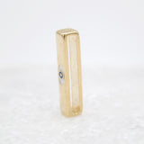 Lucky Eye Hollow Block Pendant Charm