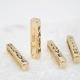 Faith, Believe, Love, Action Hollow Block Pendant Charm