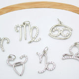 Dainty Astrology Zodiac Signs Pendant Charms (A341)