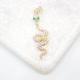 18K Gold Filled Snake Charm