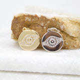 18K Gold Filled CZ Stone Evil Eye