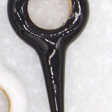 18K Gold Filled Enamel Slim Spikey Spike Pendant