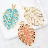 18K Gold Filled Leaf Pendant