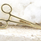 18K Gold Filled Scissors Pendant