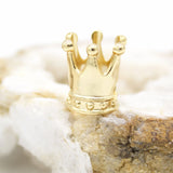 18K Gold Filled Crown Pendant