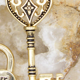 18K Gold Filled Vintage Key (A30)