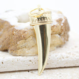 18K Gold Filled Wolf Tooth  (A282)