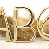 Abstract Letter Initials Carabiner Pendant (A64)